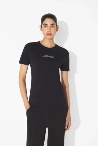 Czarna Baby Tees dla niemowląt JPG