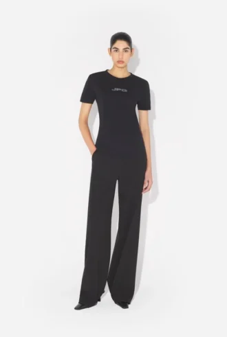Czarna Baby Tees dla niemowląt JPG