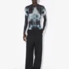 Czarna bluzka Squeletor Top Czarna bluzka Squeletor Top