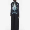 Czarna bluzka Squeletor Top Czarna bluzka Squeletor Top