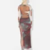 Czerwona topa z nadrukiem „Blurry Roses” Czerwona topa z nadrukiem „Blurry Roses”
