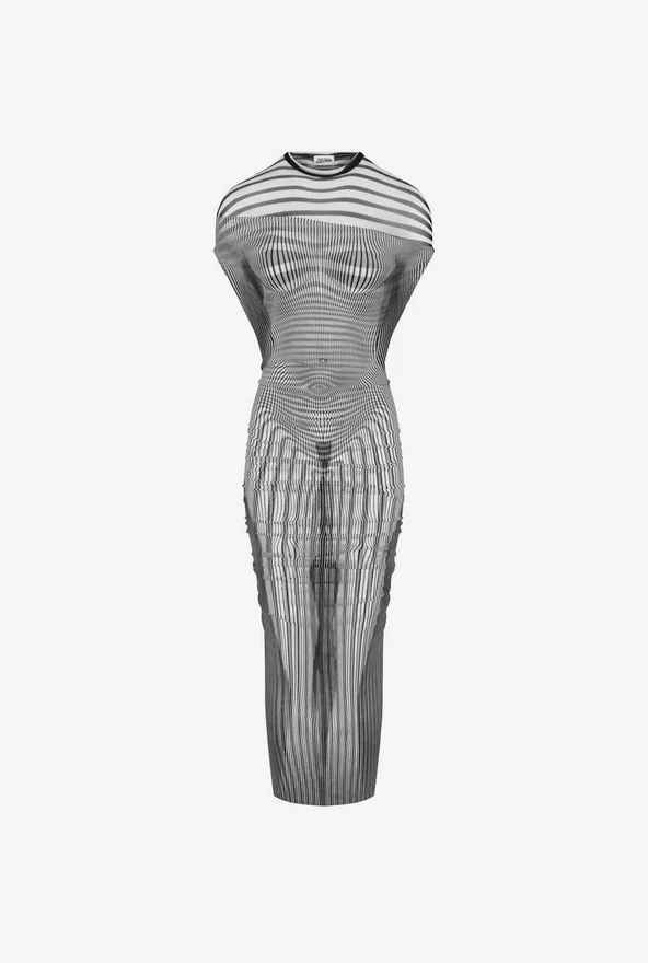 Długa sukienka z drapowanym krojem Body Morph Długa sukienka z drapowanym krojem Body Morph