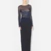 Granatowa bluzka z haftem Granatowa bluzka z haftem