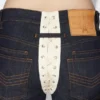 Kontrastowe jeansy z sznurowaniem Kontrastowe jeansy z sznurowaniem