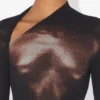 Krótki top „Body Dust” w kolorze brązowym Krótki top „Body Dust” w kolorze brązowym
