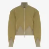 Kurtka bomberka w romby w kolorze khaki Kurtka bomberka w romby w kolorze khaki