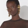 Nausznica typu earcuff w kształcie kiści winogron Nausznica typu earcuff w kształcie kiści winogron