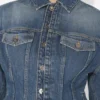 Niebieska kurtka dżinsowa z oversize’owymi rękawami Niebieska kurtka dżinsowa z oversize’owymi rękawami