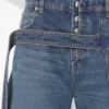 Niebieskie jeansy z paskiem Niebieskie jeansy z paskiem