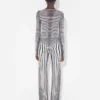 Re-Edition – granatowa bluzka z efektem Body Morph Re-Edition – granatowa bluzka z efektem Body Morph