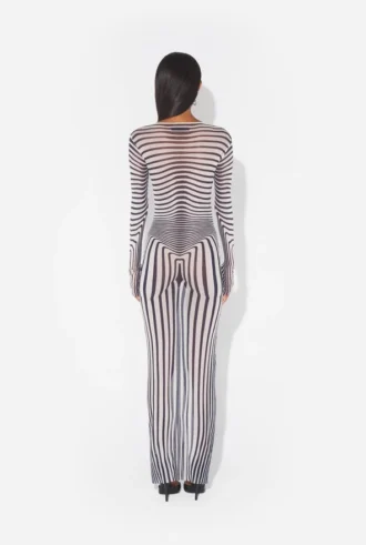 Re-Edition – granatowa sukienka Body Morph