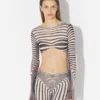 Re-Edition – granatowy Body Morph top Re-Edition – granatowy Body Morph top