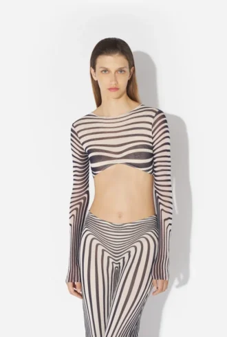 Re-Edition – granatowy Body Morph top