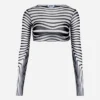 Re-Edition – granatowy Body Morph top Re-Edition – granatowy Body Morph top