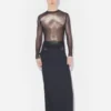 Srebrna bluzka Body Dust Top Srebrna bluzka Body Dust Top