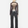Srebrna bluzka Body Dust Top Srebrna bluzka Body Dust Top