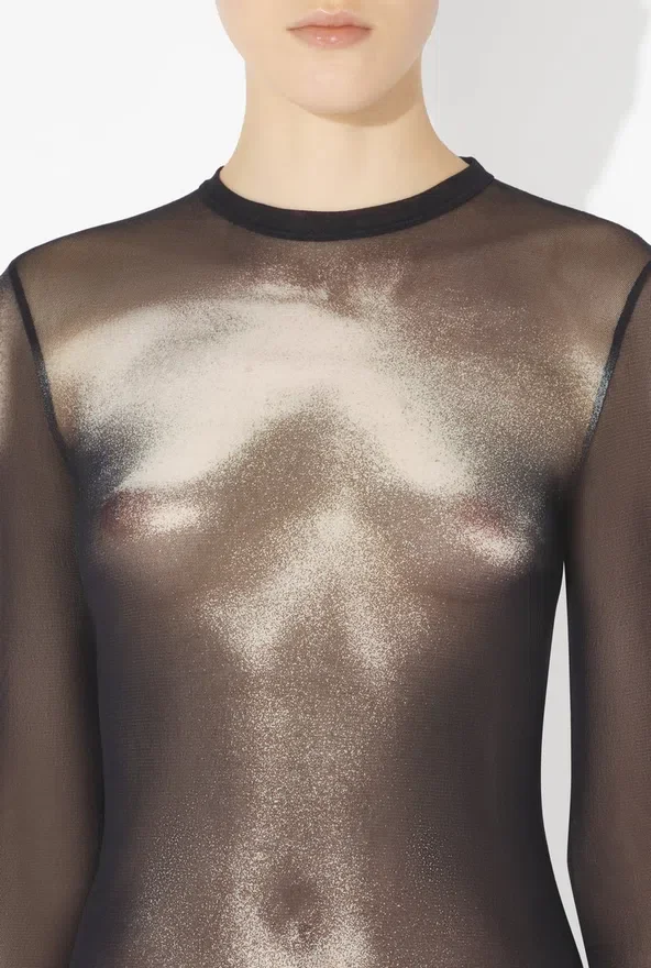 Srebrna bluzka Body Dust Top Srebrna bluzka Body Dust Top