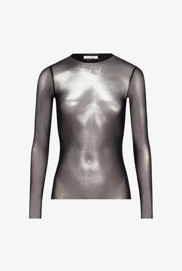 Srebrna bluzka Body Dust Top Srebrna bluzka Body Dust Top