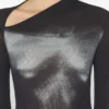 Srebrny Body z nadrukiem „Body Dust” Srebrny Body z nadrukiem „Body Dust”