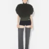 Swetr bez rękawów z dzianiny typu loop-stitch Swetr bez rękawów z dzianiny typu loop-stitch